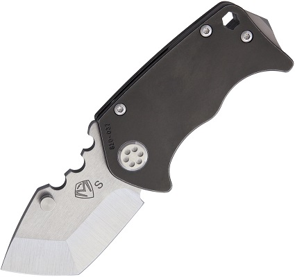 (Discontinued) Medford Panzer Framelock Folding Knife, S35VN, Titanium Tumble - Click Image to Close