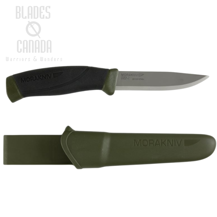 (image for) Morakniv Companion MG Fixed Blade Knife, Carbon, OD Green, 11863