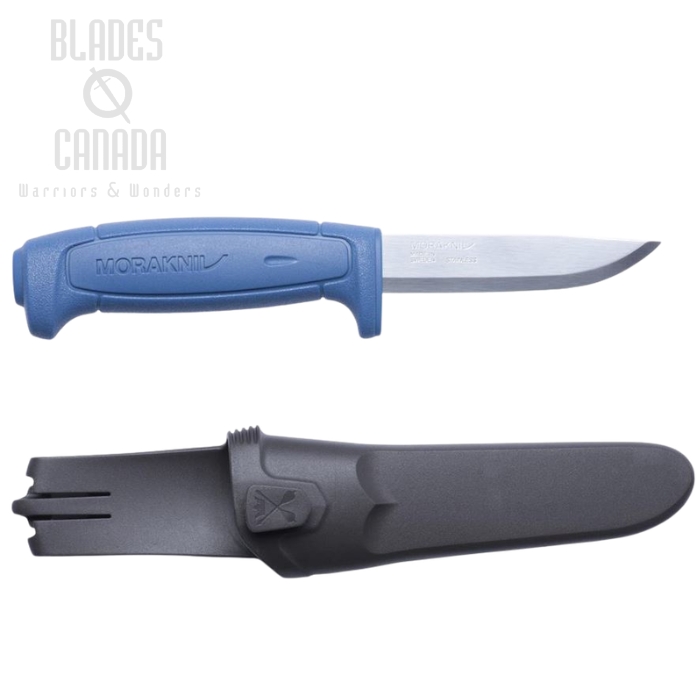 (image for) Morakniv Basic 546 Fixed Blade Knife, Stainless, Blue, 12241
