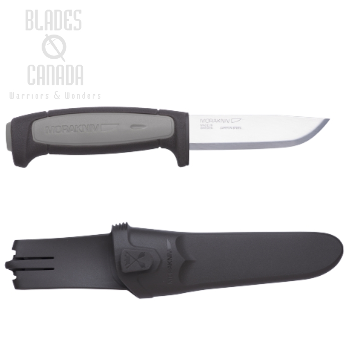 (image for) Morakniv Robust Fixed Blade Knife, Carbon, Black/Grey, 12249