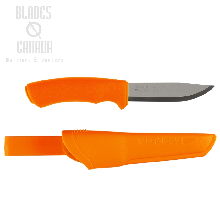 (image for) Morakniv Bushcraft Fixed Blade Knife, Stainless, Orange, 12492