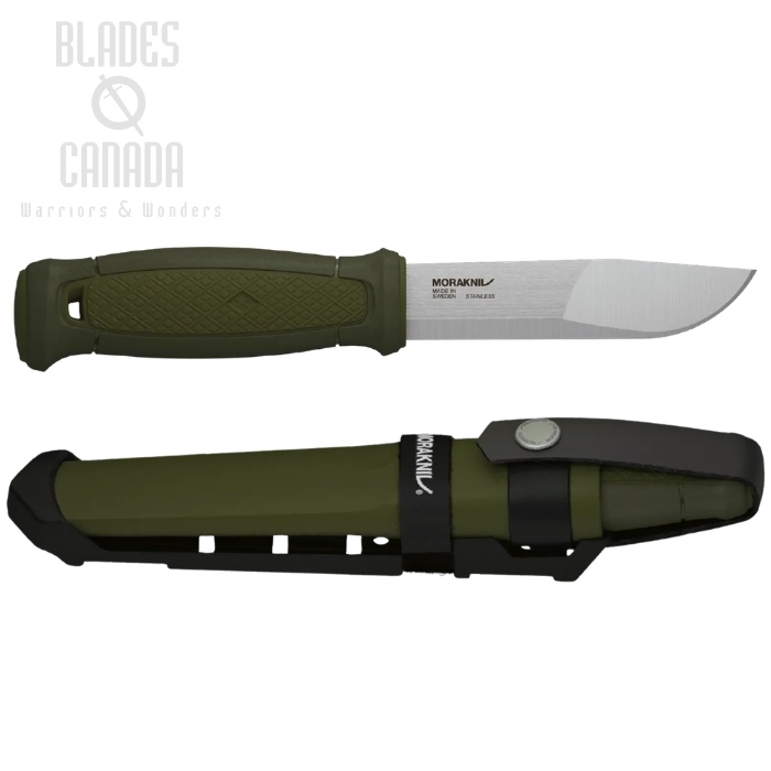 (image for) Morakniv Kansbol Outdoor Fixed Blade Knife, Stainless, OD Green, 12645