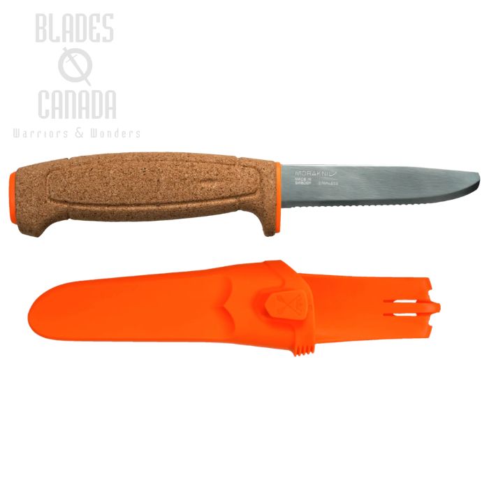 (image for) Morakniv Floating Fixed Blade Knife, Stainless Serrated, Cork Handle, 13131