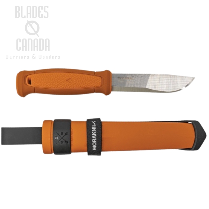 (image for) Morakniv Kansbol Outdoor Fixed Blade Knife, Stainless, Orange, 13507