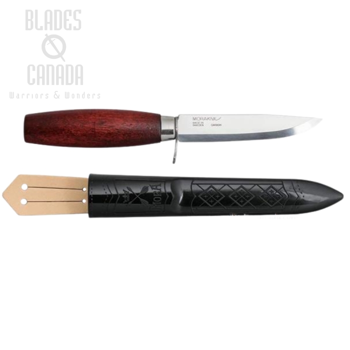 (image for) Morakniv Classic No. 2F Fixed Blade Knife, Carbon, Red Birch, 13606