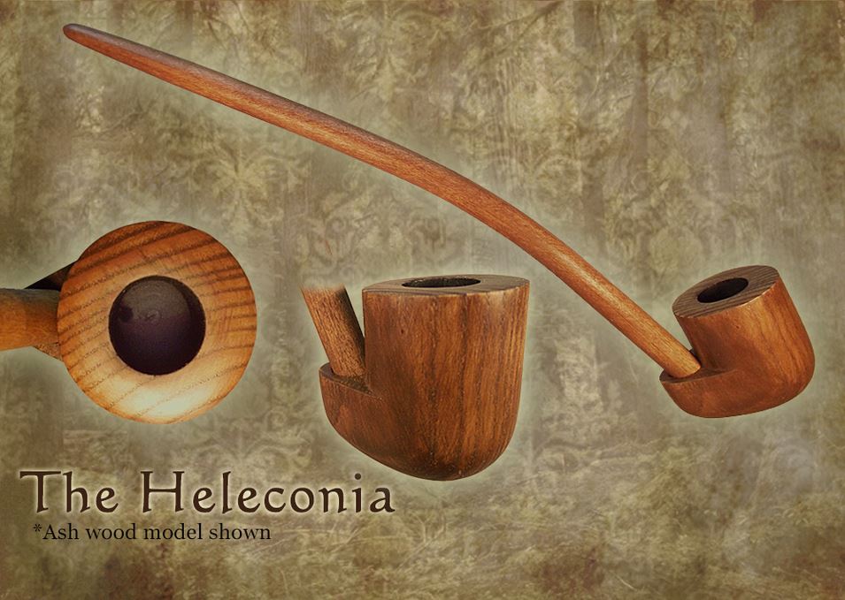 MacQueen Pipes 'The Heleconia' - Ash Wood