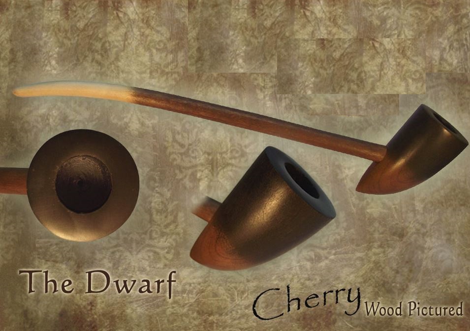 MacQueen Pipes 'The Dwarf' - Cherry Wood