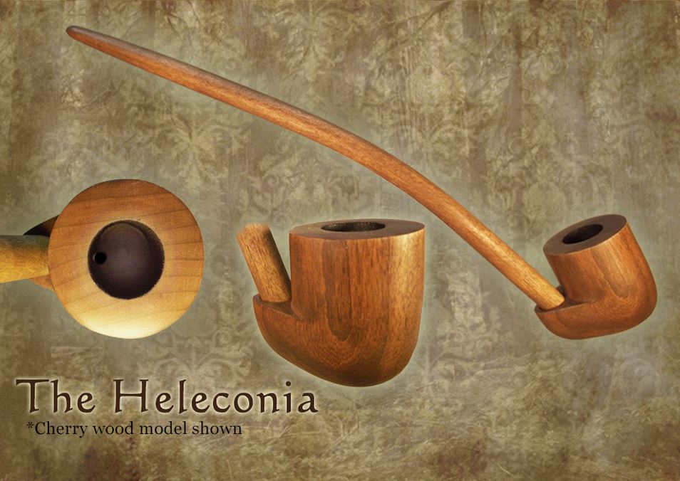 MacQueen Pipes 'The Heleconia' - Cherry Wood - Click Image to Close