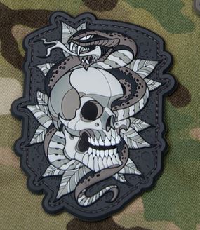 Mil-Spec Monkey Patch - Skull Snake Tattoo #2