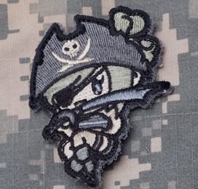 Mil-Spec Monkey Patch - Pirate Girl