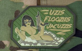 Mil-Spec Monkey Patch - Uzis Floozies and Jacuzzis PVC - Click Image to Close