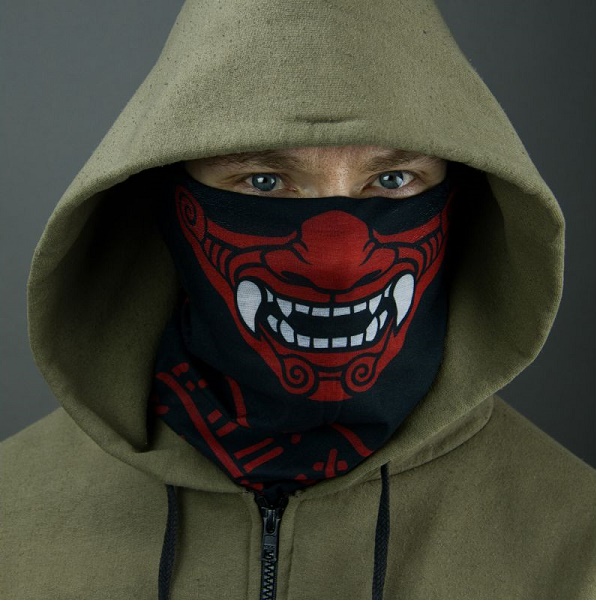 Mil-Spec Monkey Wrap, Oni Mask Multi-Wrap - Red