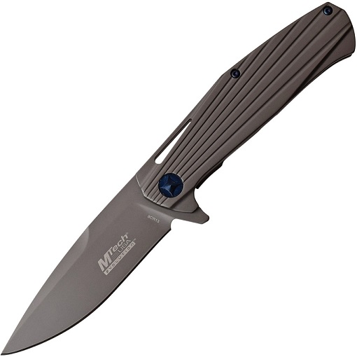Mtech EFDR005GY Flipper Framelock Knife, Grey