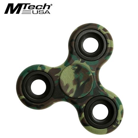 MTech Novelty Fidget Spinner, Camo - Click Image to Close