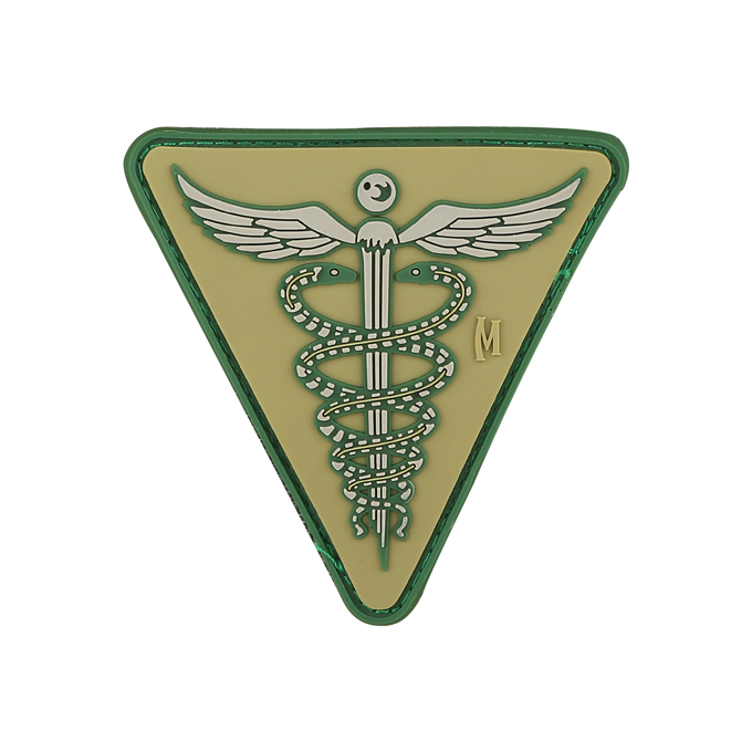 Maxpedition PVC Morale Patch - Caduceus Arid