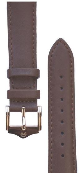 Melbourne Nappa Leather Brown Watch Strap - 20mm