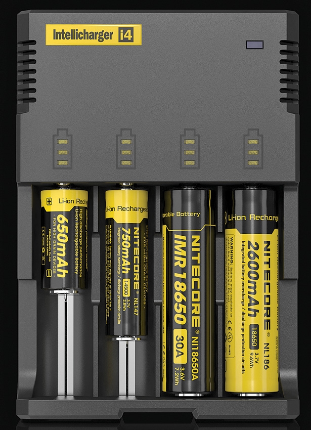 Nitecore i4 Intellicharger 4 Bay Charger - Click Image to Close