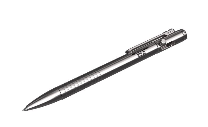 Nitecore NTP30 Titanium Bolt Action Pen - Click Image to Close