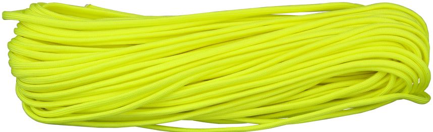 550 Paracord, 100Ft. - Neon Yellow