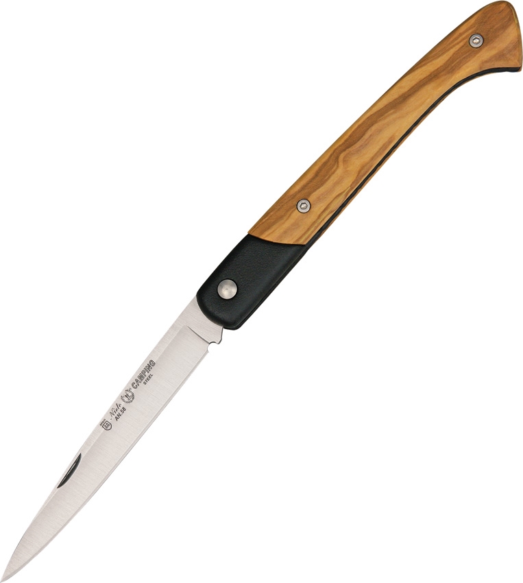 Nieto NIE107N Navaja Linea Camping - Natural Olive Wood