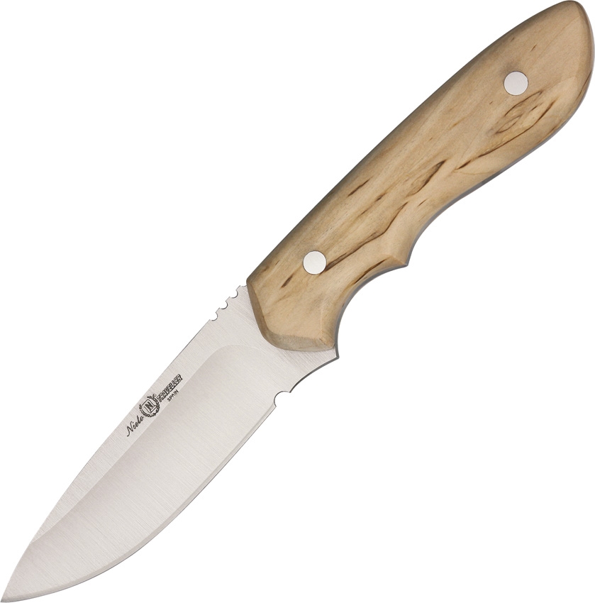 Nieto Cuchillo Linea Traveller Fixed Blade Knife, AN-58 Inox, Olive Wood, NIE11032