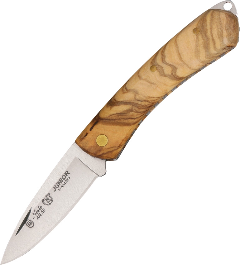 Nieto NIE393 Navaja Linea Junior Folder - Olive Wood