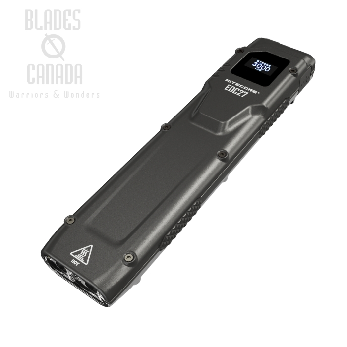 Nitecore EDC27 Ultra Slim Flashlight, Black - 3,000 Lumens, NCEDC27