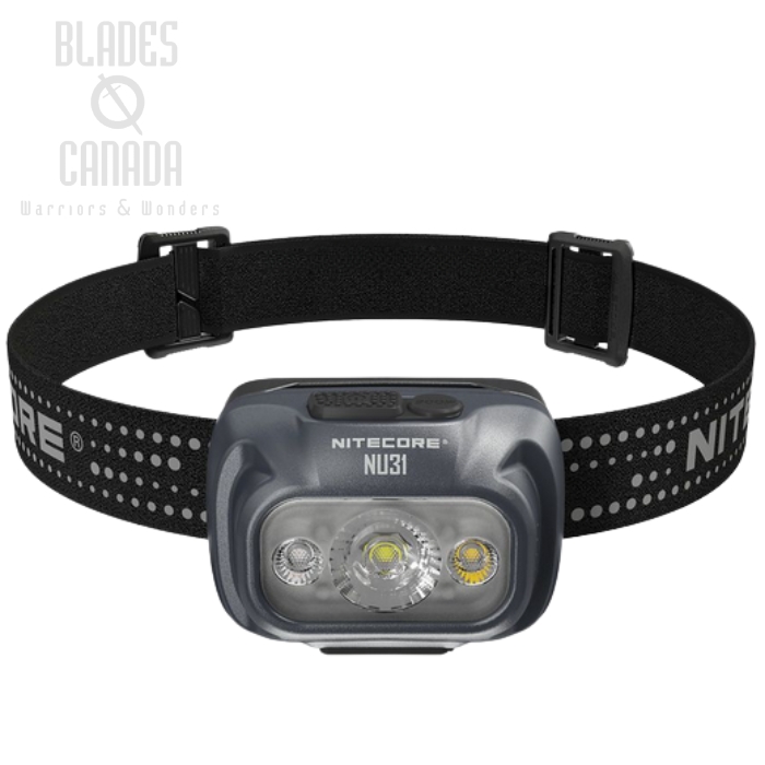 Nitecore NU31 Headlamp, Grey- 550 Lumens, NCNU31