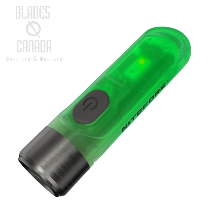Nitecore TIKI Glow in the Dark Keychain Light, 300 Lumens, TIKIGITD