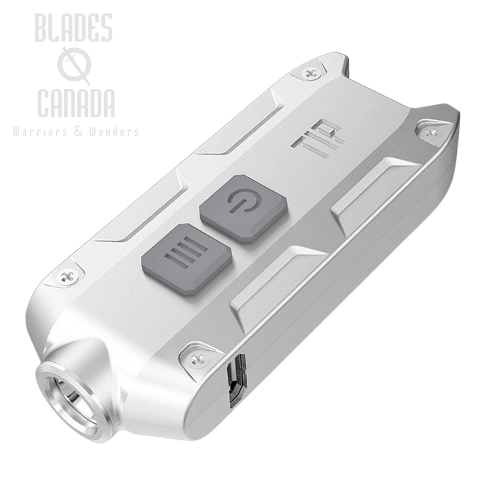 Nitecore TIP LED Rechargeable Keylight, Silver - 360 Lumens
