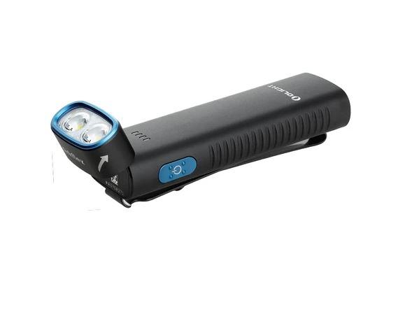 Olight Arkflex Adjustable Right Angle Flashlight, Black- 1,000 Lumens