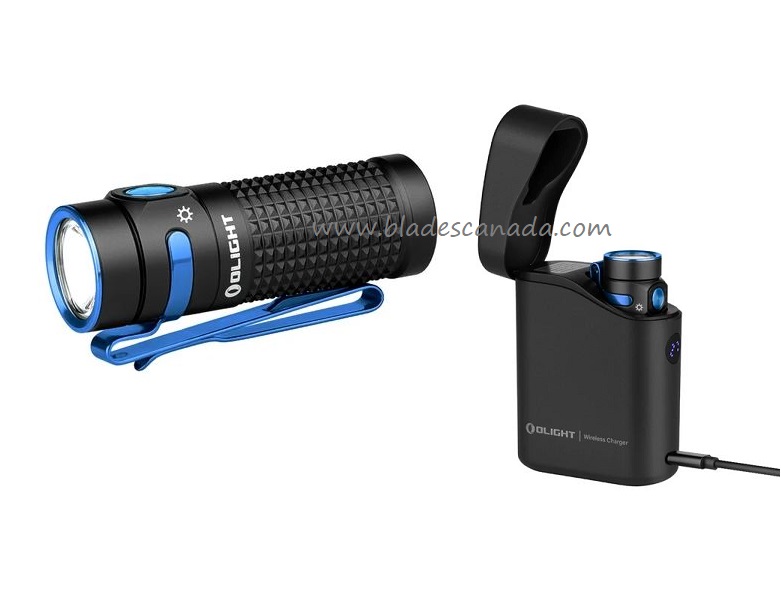 Olight Baton 4 EDC Flashlight, Premium Edition, Black - 1300 Lumens
