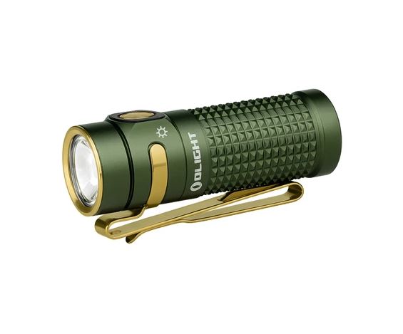 Olight Baton 4 EDC Flashlight, OD Green - 1300 Lumens