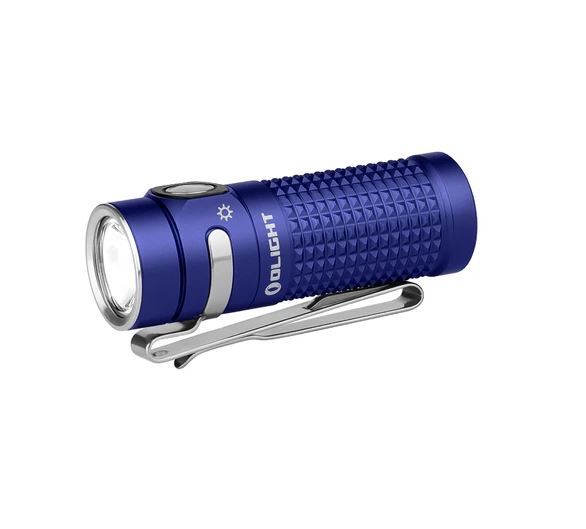 Olight Baton 4 EDC Flashlight, Regal Blue - 1300 Lumens