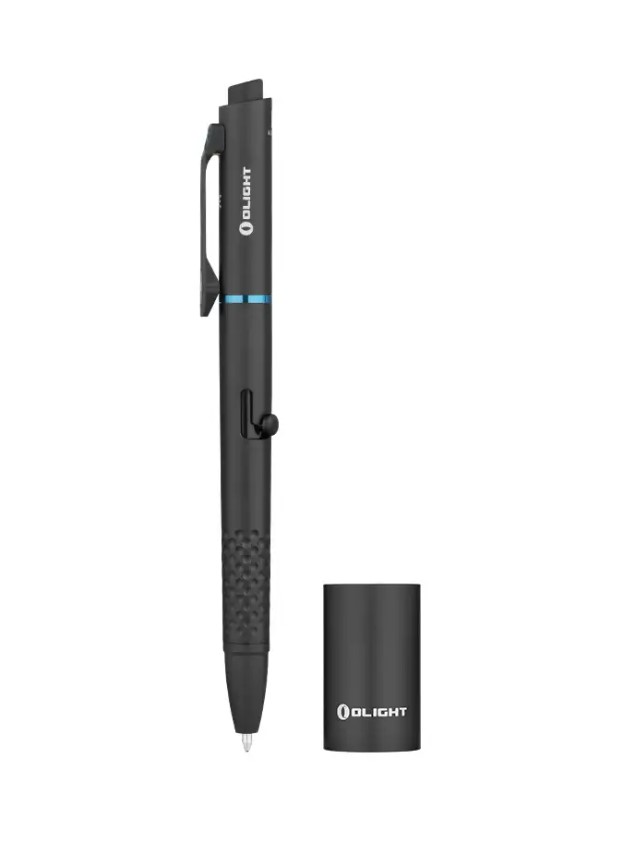 Olight Open Glow Multifunction Pen With Rechargeable Flashlight And Laser Pointer, Black