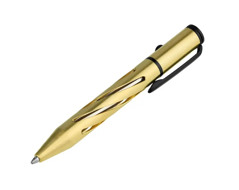 Olight Open Mini Pen, 3.66", Brass
