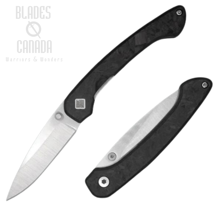 Ocaso Mini Seaton Folding Knife, VG10 Satin, Carbon Fiber, 42CMS (image for) Ocaso Mini Seaton Folding Knife, VG10 Satin, Carbon Fiber, 42CMS