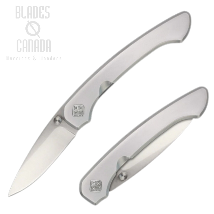 Ocaso Mini Seaton Folding Knife, AUS 10A Satin, Steel Silver, 42SMS (image for) Ocaso Mini Seaton Folding Knife, AUS 10A Satin, Steel Silver, 42SMS