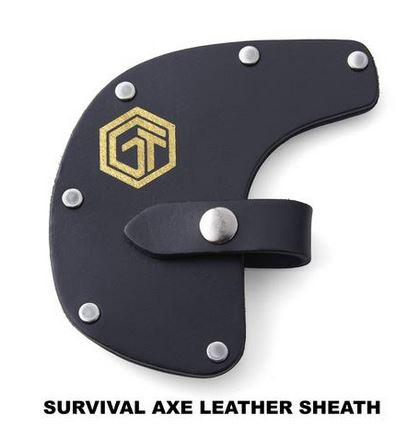 Off Grid Tools Survival Axe Leather Sheath [Sheath Only] - Click Image to Close