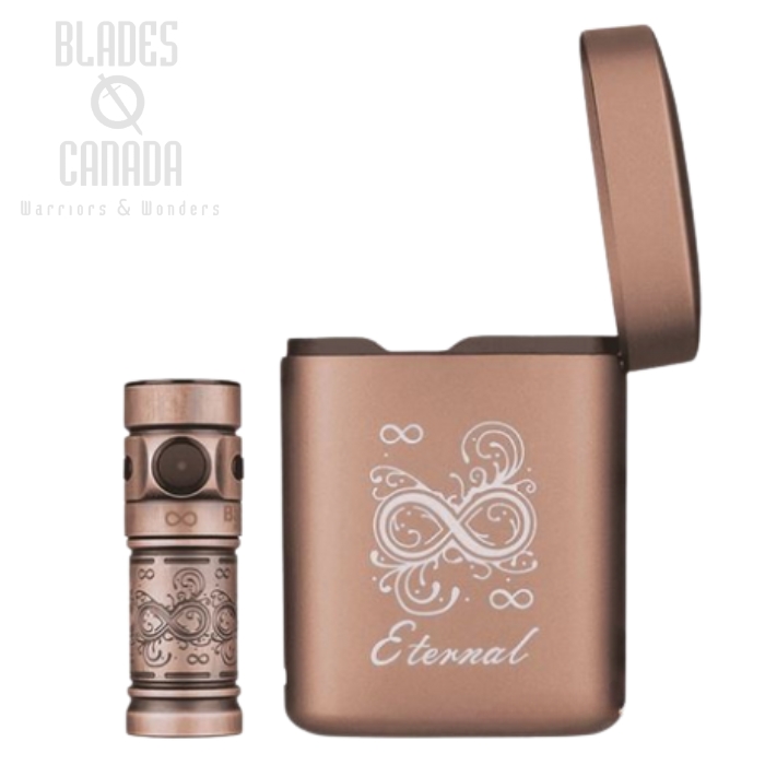 Olight Baton 3 Rechargeable Mini Flashlight, Eternal Copper Premium Edition - 1200 Lumens