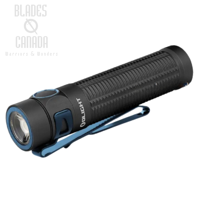 Olight Baton 3 Pro Rechargeable Flashlight, Neutral White, Black - 1,500 Lumens
