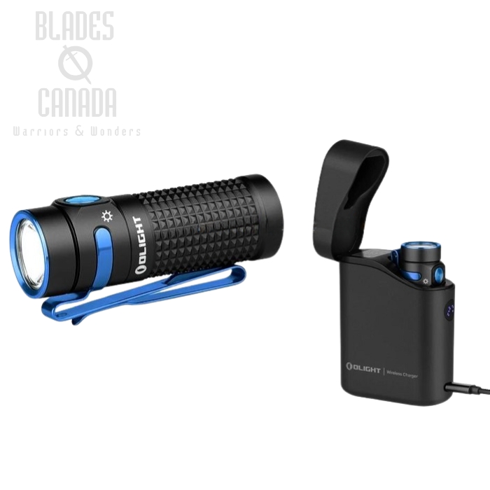 Olight Baton 4 EDC Flashlight, Premium Edition, Black - 1300 Lumens