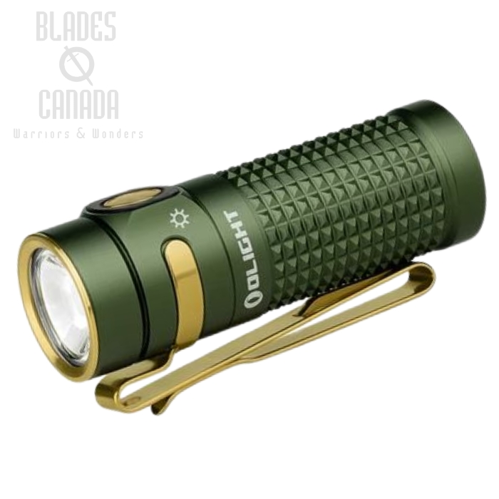 Olight Baton 4 EDC Flashlight, OD Green - 1300 Lumens