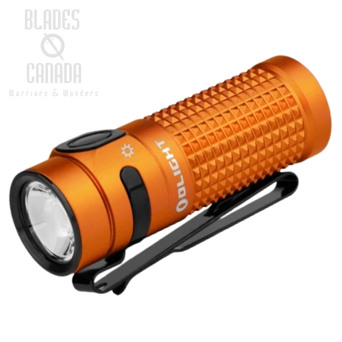 Olight Baton 4 EDC Flashlight, Orange - 1300 Lumens