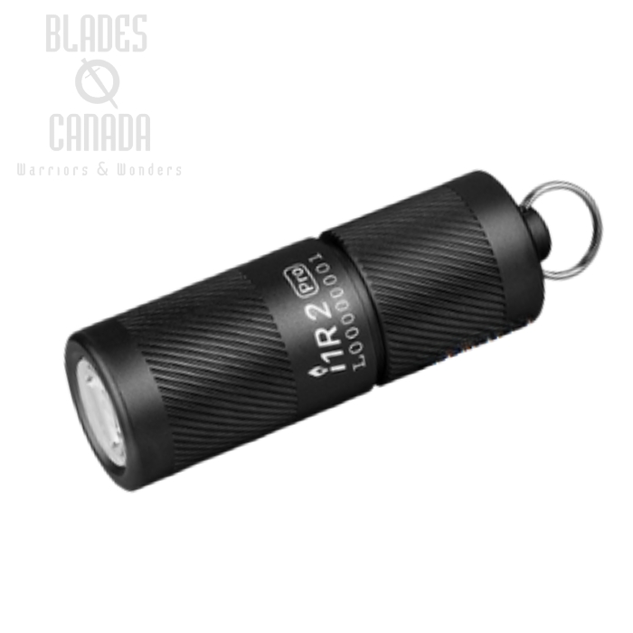 Olight I1R 2 Pro Rechargeable Mini Keychain Flashlight Black - 180 Lumens