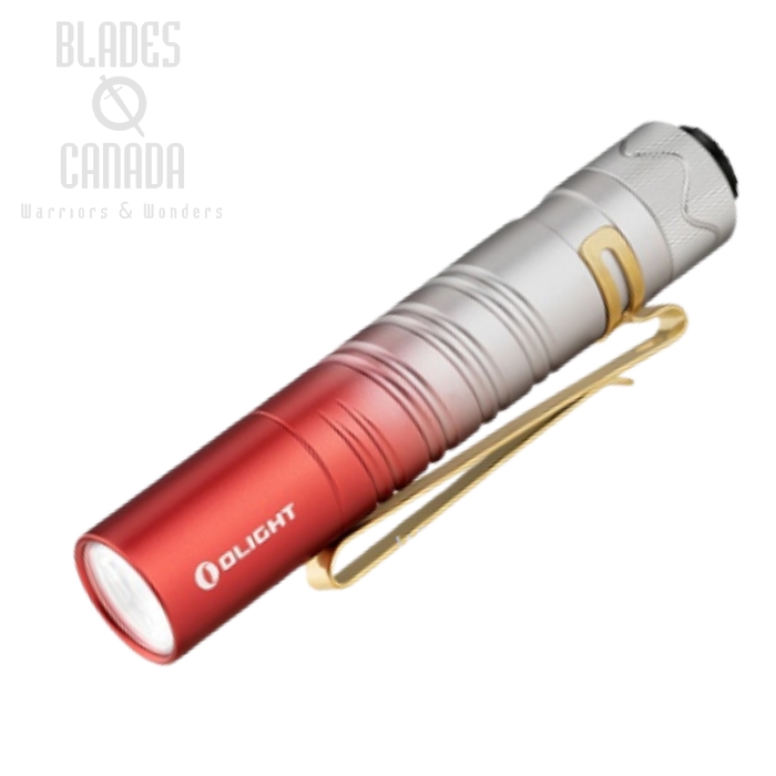 Olight i5R EOS Pocket Rechargeable Flashlight, Rose Red Gradient - 350 Lumens