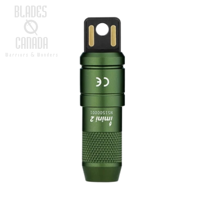 Olight imini 2 EDC Pocket Flashlight, OD Green, 50 Lumens