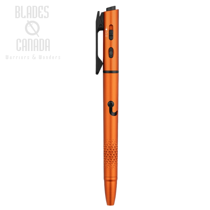 (image for) Olight O'Pen 3 Multifunctional Pen Light with Green Laser, 120 Lumens, Orange