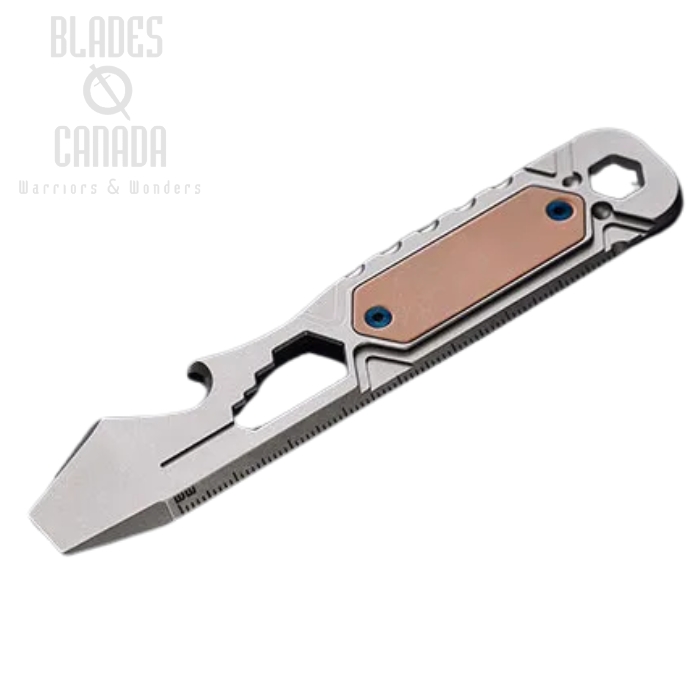 Olight Otacle 2 Multi-Functional Prybar Tool, Titanium with Copper Inlay