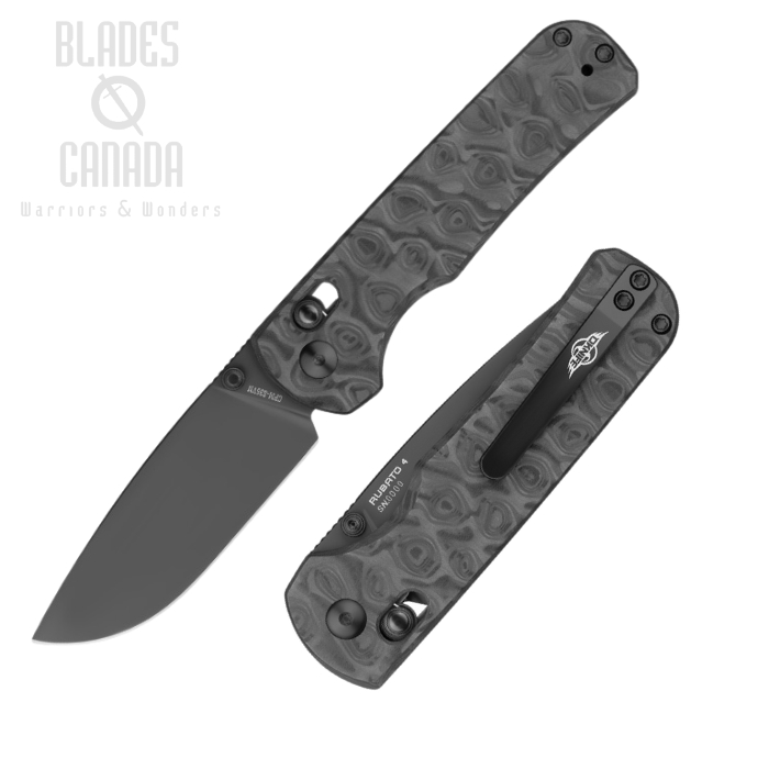 Olight Rubato 4 Rail Lock Folding Knife, CPM S35VN DLC, Carbon Fiber, RUBATO4CF